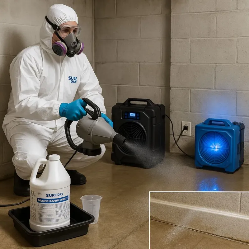 Sanitization and Odor Removal process in Advance, NC