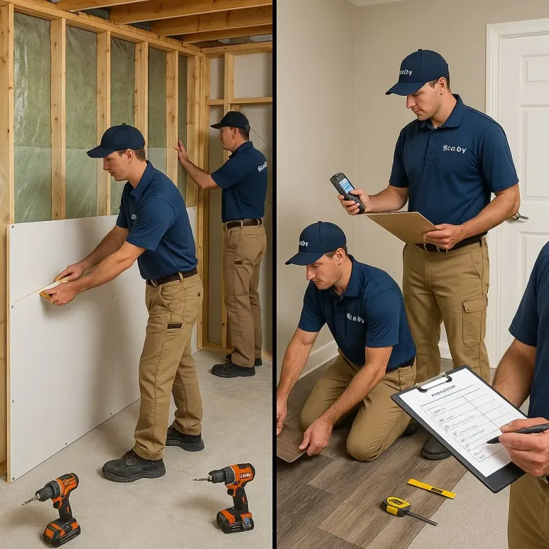 Repairs and Reconstruction process in Advance, NC