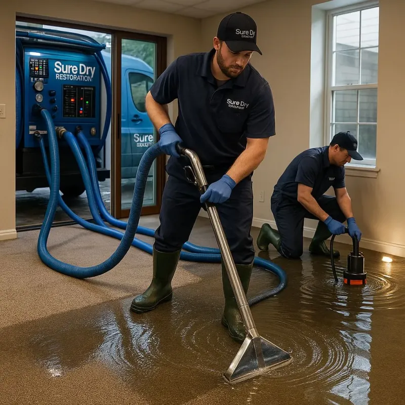 Water Extraction and Removal process in Advance, NC
